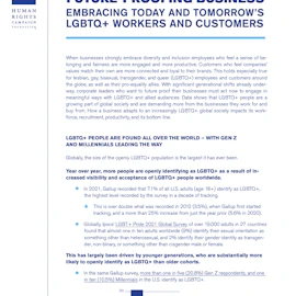 Screenshot of page 1 of the Future Proofing Business report.